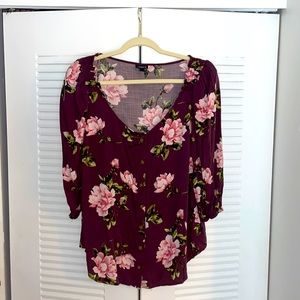 Torrid Floral blouse